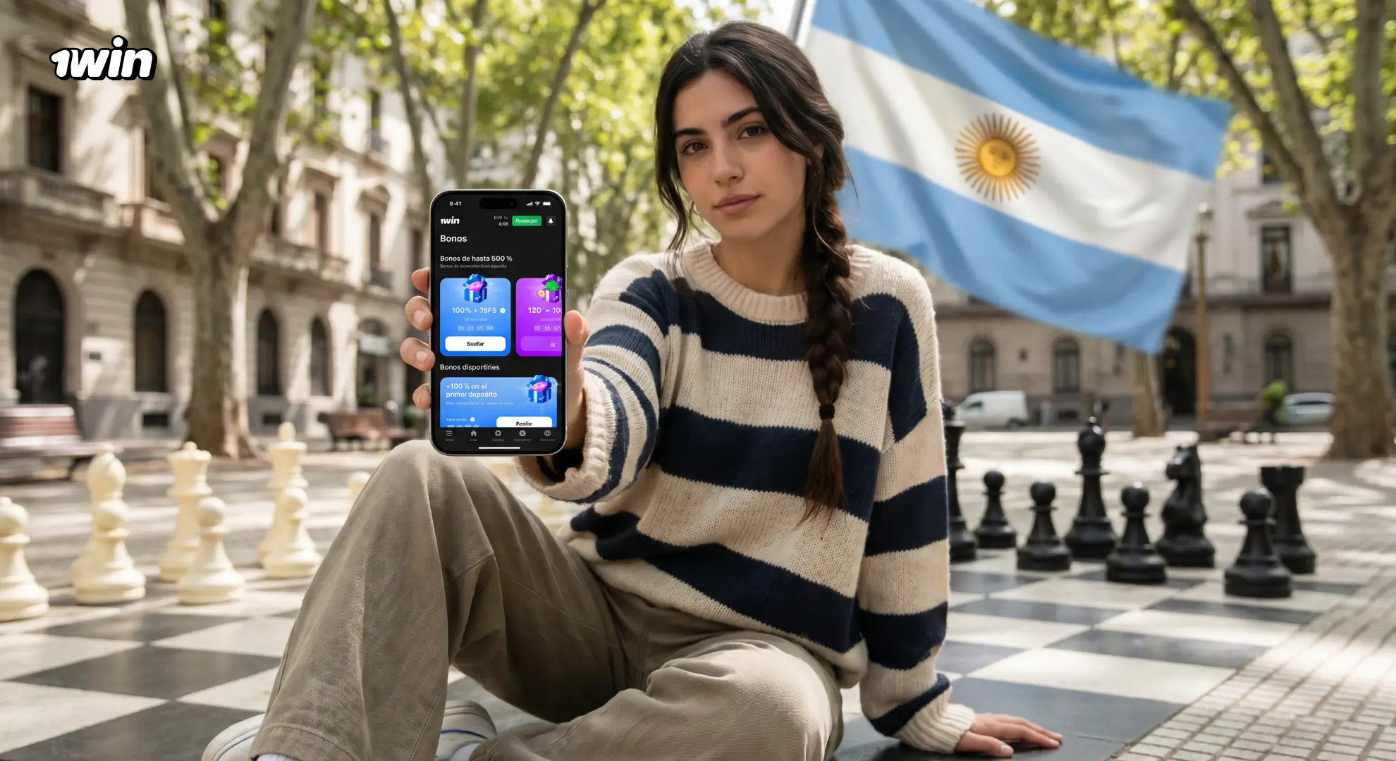 Giros gratis del bono de 1win