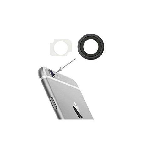 Repuesto de Carcasa de Cristal para Tapa Trasera de Cristal, Lente Objetivo de cámara + biadhesivo para iPhone 7 7G