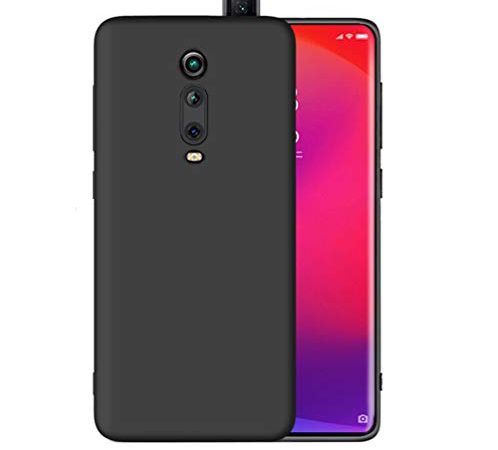 LAYJOY Funda Xiaomi Mi 9T/ Mi 9T Pro/Redmi K20/ K20 Pro, Ligera Carcasa Silicona Suave TPU Gel Bumper Case [Antideslizante] [Anti-Golpes] Cover Capa (2019) 6.39 Pulgadas -Negro