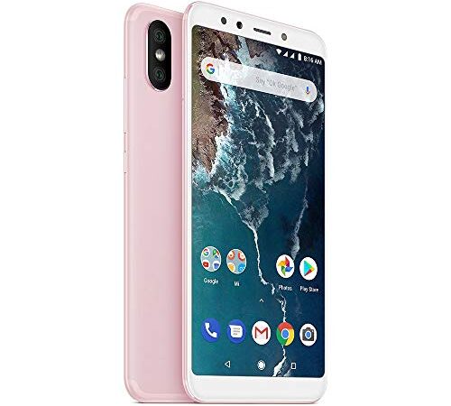 Xiaomi Mi A2 Smartphones 5.99"Pantalla Full HD 4 GB RAM + 64 GB ROM Snapdragon 660 Octa Core SIM Dual 20MP Frontal + 20MP 12MP Dual Cámara Trasera Móviles Teléfono (Pink)