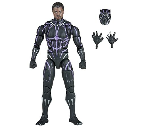 Marvel Legends Series Black Panther Legacy Collection - Figura Coleccionable de Black Panther de 15 cm - 3 Accesorios