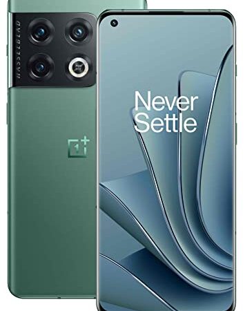 OnePlus 10 Pro 5G con 12GB RAM y 256GB de memoria con Cámara Hasselblad de segunda generación para móvil - 2 años de garantía - Emerald Forest