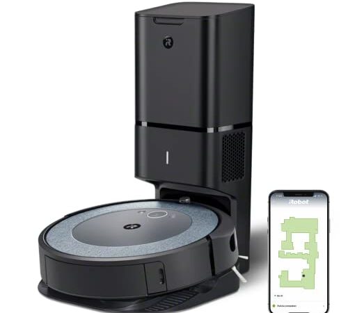 Robot Aspirador iRobot Roomba i3+ - Autovaciado de Suciedad - Ideal para Mascotas - Sugerencias Personalizadas - Compatible con tu Asistente de Voz - Color Gris Azulado