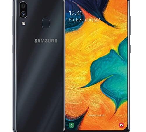 Samsung Galaxy A30 32GB Negro Smartphone - Original de fábrica en exclusiva para el mercado europeo (versión internacional) - (reacondicionado)