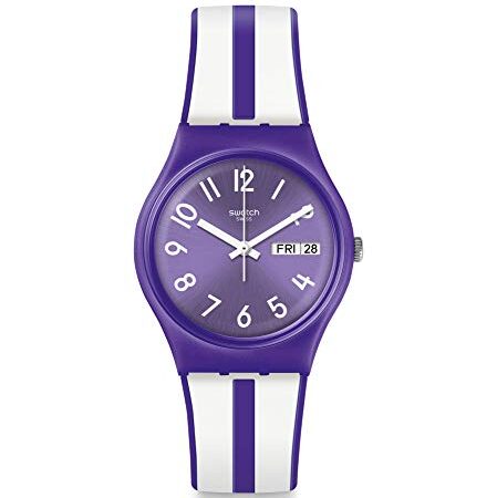 Swatch Reloj Analógico para Mujer de Cuarzo con Correa en Silicona GV701