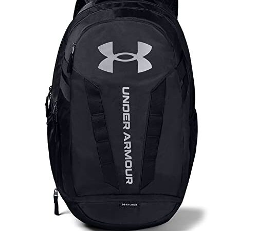 Under Armour Hustle 5., Mochila Para Portátil Unisex Adulto, Negro (black Silver), Talla Única