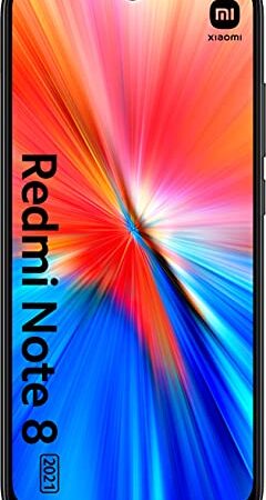 Xiaomi Redmi Note 8 Edición 2021- Smartphone 4GB RAM + 64GB ROM MediaTek Helio G85 Octa-Core Processor, Negro (Versión ES/PT)