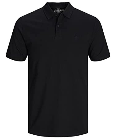 Jack & Jones Jjebasic Polo SS Noos, Black, L para Hombre