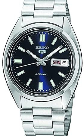 Seiko Reloj Analógico Automático para Hombre con Correa de Acero Inoxidable – SNXS77