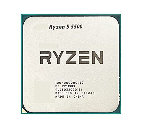 a estrenar Ryzen 5 5500 R5 5500 3,6 GHz Procesador de CPU de 6 núcleos y 12 Hilos 7NM L3=16M Socket AM4 Partes