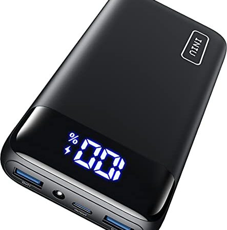 INIU Power Bank, 22.5W Bateria Externa Carga Rapida 20000mAh, Bateria Portatil PD3.0 QC4.0, Powerbank 3A (USB C Input&Output) LED Compatible con iPhone 13 12 X Pro Samsung Xiaomi Huawei iPad Airpods.