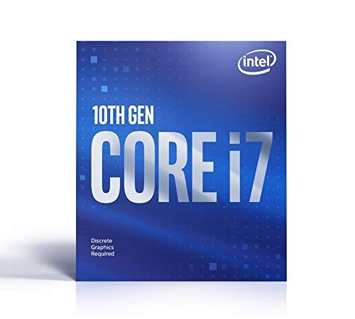 Intel Core i7-10700F (Punto de Base: 2,90 GHz; zócalo: LGA1200; Caja de 65 W)