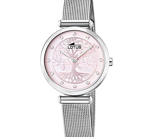 Lotus Reloj Analógico para Mujer de Cuarzo con Correa en Acero Inoxidable 18708/2