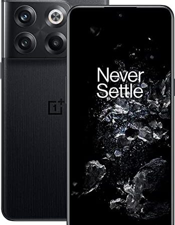 OnePlus 10T 5G con 8GB RAM y 128GB de memoria con SUPERVOOC de 150 W Endurance Edition y Triple sistema de cámara 50MP - 2 años de garantía - Moonstone Black