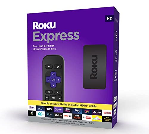 Roku Express - Reproductor Multimedia de transmisión HD (no se Garantiza Que esté Disponible en Todos los países)