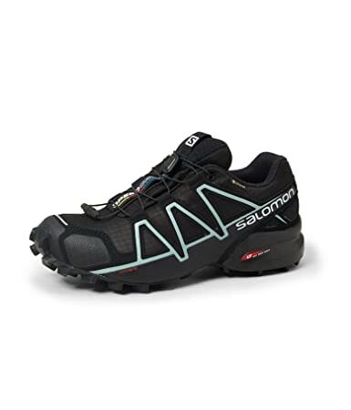 Salomon Speedcross 4 Gore-Tex, Zapatillas Hombre, Black Silver Metallic, 43 1/3 EU