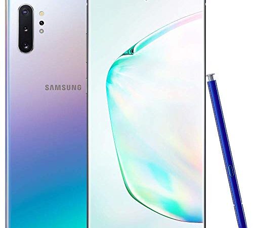 Samsung Galaxy Note 10+ Plus SM-N975F/DS 512 GB | 12 GB RAM | 6.8 Pulgadas (gsm Solamente, sin CDMA) Desbloqueado de fábrica 4G/LTE Smartphone – Versión Internacional (Aura Glow)