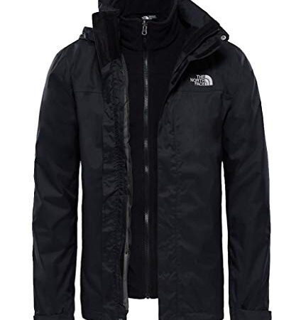 The North Face Evolve II Triclimate Chaqueta, Hombre, Negro (TNF Black), M