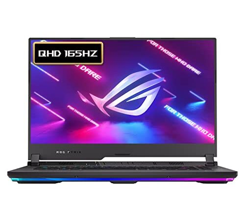 ASUS ROG Strix G15 G513RM#B09TRF7FFF - Portátil Gaming de 15.6" Wide Quad HD 165Hz (Ryzen 7 6800H, 16GB RAM, 1TB SSD, RTX 3060 6GB, Sin Sistema Operativo) Gris Eclipse - Teclado QWERTY español