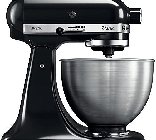 KitchenAid 5K45SSEOB ROBOT DE COCINA DE 4,3 L CLASSIC Negro onix