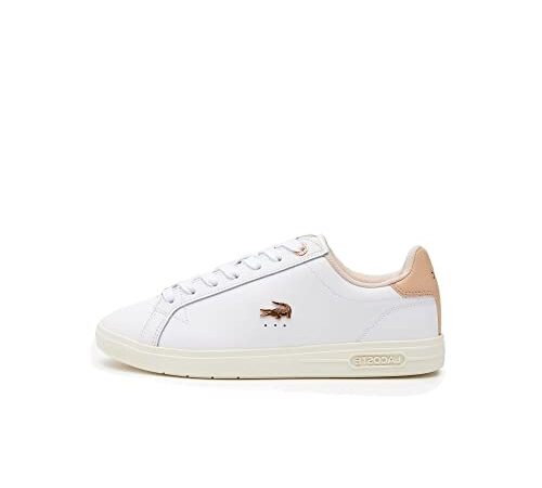 Lacoste Graduate Pro 222 2 SFA, Zapatillas Mujer, Wht Lt Pnk, 39 EU