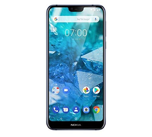 Nokia 7.1 Dual SIM Smartphone (pantalla de 5,84 pulgadas, Full HD, 32 GB de memoria interna, Android 9.0) (reacondicionado)