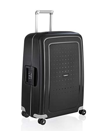 Samsonite S'Cure Spinner - Maleta de equipaje, M (69 cm - 79 L), Negro (Black)