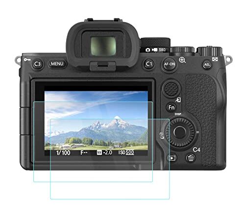 SMALLRIG A7 IV Protector de Pantalla para Sony Alpha 7 IV, Vidrio Templado Ultrafino de 0,4 mm (Paquete de 2) - 3750