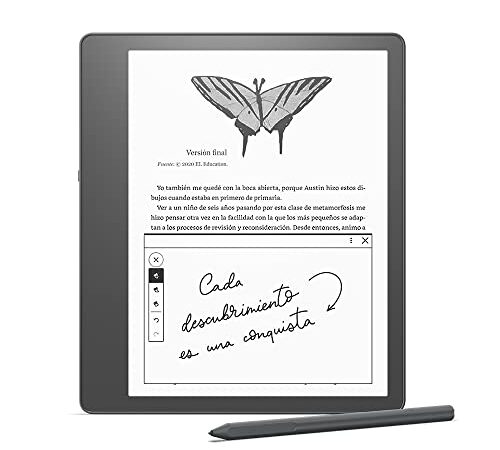 Te presentamos Kindle Scribe, el primer Kindle para leer y escribir, con una pantalla Paperwhite de 10,2" y 300 ppp | Con lápiz básico | 16 GB