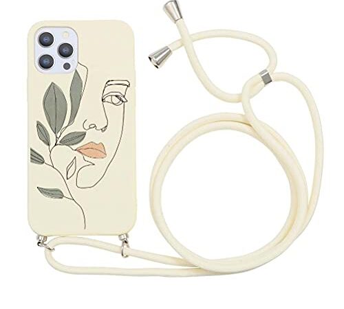 Yoedge Funda con Cuerda para Samsung Galaxy S8 Plus -6,2 Pulgadas, Carcasa de Teléfono con Cadena Cordón Ajustable Colgante Correa Silicona Mate AntiChoque Suave TPU para Samsung S8plus, Mujer Hoja