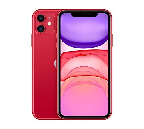 Apple iPhone 11, 64GB, Rojo (Reacondicionado)