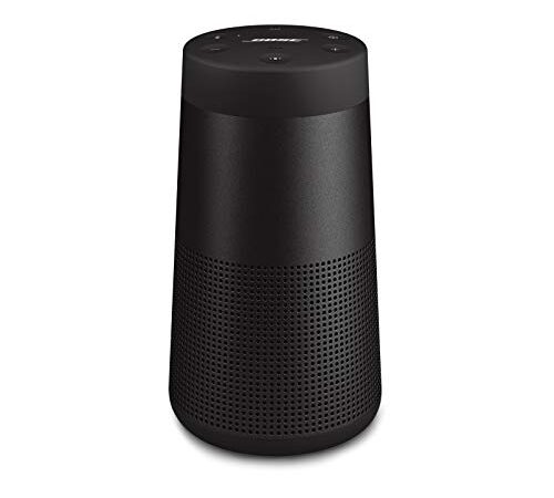 Bose Altavoz Bluetooth portátil SoundLink Revolve (Serie II), Inalámbrico, resistente al agua y con sonido de 360°, Negro