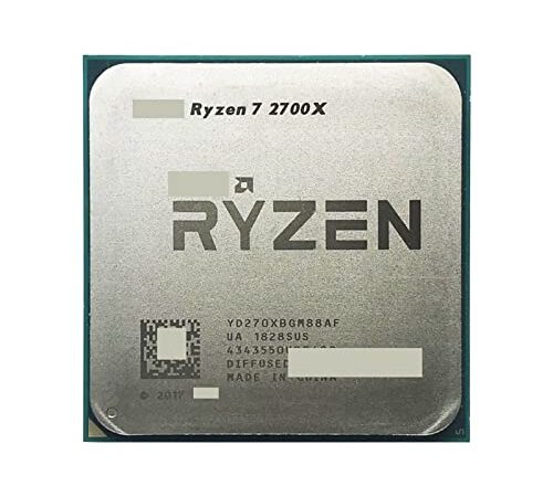 componentes de ordenador Ryzen 7 2700X R7 2700X 3.7 GHz ocho núcleos sinteen-hilo 16M 105W procesador de CPU YD270XBGM88AF Socket AM4 tecnología madura