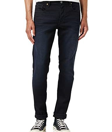 G-Star Raw 3301 Slim Fit Jeans, Azul (Dk Aged), 38W / 32L para Hombre