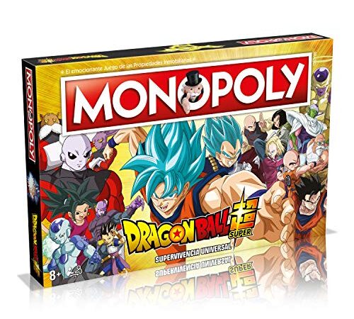 Monopoly Dragon Ball Super - Juego de Mesa de las Propiedades Inmobiliarias - Versión en Español