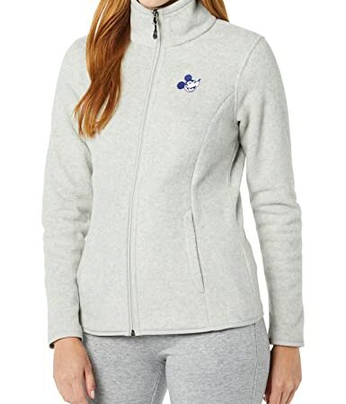 Amazon Essentials Women's Disney PF Full-Zip Mock Jackets Chaqueta, Happy Mickey, L