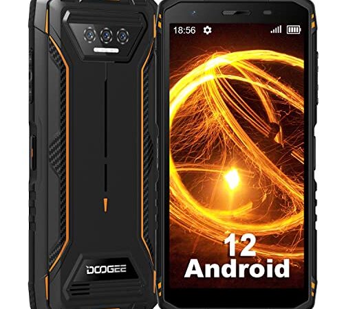 DOOGEE S41 Pro [2023] Moviles Resistente Baratos, Movil Antigolpes, 6300mAh Batería, 7GB+32GB 1TB Expandible, Android 12 Cámara 13MP, 4G Smartphone Libre 5.5" HD Pulgadas, IP68 IP69K/NFC/OTG/GPS