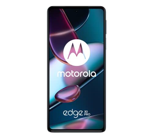 Motorola Edge30 Pro (Pantalla 6.7" OLED, Snapdragon 8, cámara 50MP Ultra Ancha, Android 12, 12/256 GB, Dual SIM), Azul [Versión ES/PT]