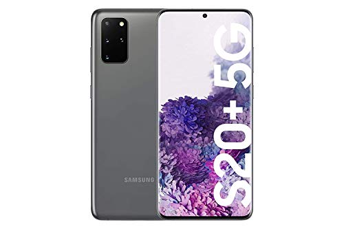 Samsung Galaxy S20+ 5G - Smartphone 6.7" Dynamic AMOLED (12GB RAM, 128GB ROM , cuádruple cámara trasera 64MP, Octa-core Exynos 990, 4500mAh batería, carga ultra rápida) Cosmic Gray