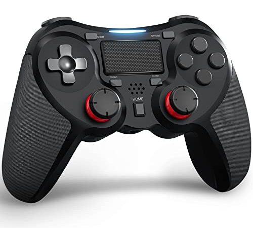 TERIOS Wireless Gampad Controller Compatible für PS4/Pro/Slim,Gaming Controller mit Button Programming Mode,mit 4 different Vibration Intensities,Enhanced Precision and Control