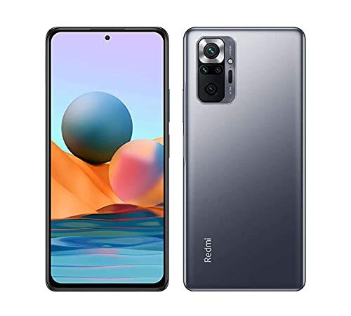 Xiaomi Redmi Note 10 Pro Smartphone 6GB 128GB 6.67" 120Hz AMOLED DotDisplay 108MP Wide-Angle Cámara 5020mAh (typ) NFC Dual SIM Card Gris ónix [Versión en Español]