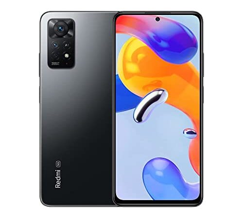 Xiaomi Redmi Note 11 Pro 5G Smartphone 6.67 Inch FHD+ AMOLED DotDisplay, 120Hz FHD+ AMOLED DotDisplay, 67W Carga Turbo 6G+128GB Gris Grafito [Versión Global] Graphite Gray