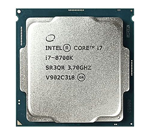 Intel Core I7-8700K I7 8700K 3,7 GHz Procesador de CPU Usado de Seis núcleos y Doce Hilos 12M 95W LGA 1151