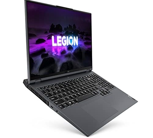 Lenovo Legion 5 Pro Gen 6 - Ordenador Portátil Gaming 16" WQXGA 165Hz (AMD Ryzen 7 5800H,16GB RAM,1TB SSD,NVIDIA GeForce RTX 3070 8GB GDDR6,FreeDOS) Gris/Negro - Teclado QWERTY Portugués (82JQ00YPPG)