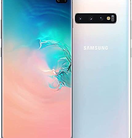 Samsung Galaxy S10+ - Smartphone de 6.4" QHD+ Curved Dynamic AMOLED, 16 MP, Exynos 9820, Wireless & Fast & Reverse Charging, 128 GB, Prisma Blanco (Prism White)