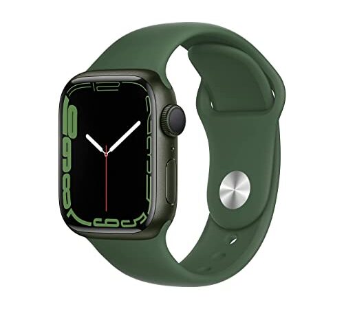 Apple Watch Series 7 (GPS, 41mm) - Caja de Aluminio Verde con Banda Deportiva Clover (Reacondicionado)