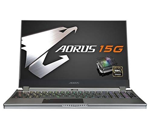 Gigabyte AORUS 15G WB-8ES2130MH - Ordenador portátil Gaming de 15.6" FullHD 240Hz (Intel Core i7-10875H, 16GB RAM, 512GB SSD, Nvidia RTX2070-8GB, Windows 10) negro - teclado QWERTY Español