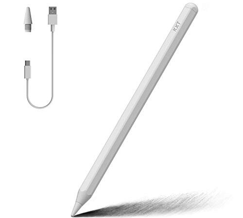 Lápiz Táctil Pen para Apple iPad(2018-2022),con Inclinación & Rechazo de Palma & Adsorción Magnética Stylus Pencil,Compatible iPad 6/7/8/9.ª generación/iPad Pro 11/12.9(3rd/4th)/Air 3-4/Mini 5/6.ª