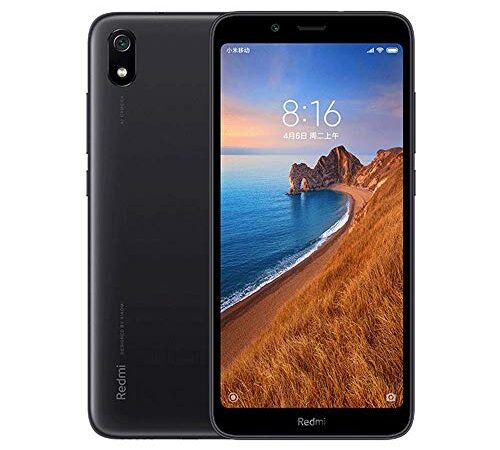 Xiaomi Redmi 7A Smartphone,2GB RAM 32GB ROM Dual SIM 5.45 '' Pantalla Completa HD, Qualcomm Snapdragon SDM439 Octa-Core Procesador,Fuente Grande,Cámara Trasera de 13MP Cámara Frontal de 5MP (Negro)