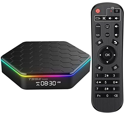 Android 12.0 TV Box, T95Z Plus Android Box 4GB RAM 32GB ROM Allwinner H618 Quad Core 64-bit Support HD 6K/ 3D/ H.265 Ethernet 2.4/5G Dual WiFi BT 5.0